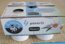 la Lédanaise, yaourts natures