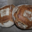 Grands pains semi-complets (Type 80) au levain, cuits au feu de bois.