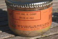 Le Lion d'Or, foie gras de canard entier mi-cuit