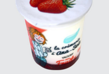 Ferme de Meul'n, Yaourt bio sur lit de fraise