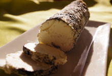 fromagerie Maliguen,  Buche de chèvre cendrée