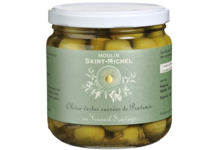 Moulin Saint-Michel, olive vertes cassées de Provence