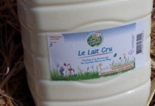 La ferme de Vindrac, Bouteille lait cru