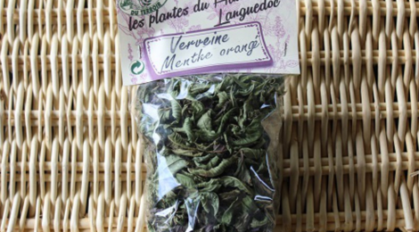 tisane de verveine et menthe orangée