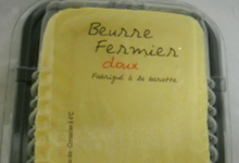 Fromagerie du Buisson blanc, Beurre doux