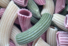 la fabrik des 1001 pâtes, Macaronis séchés 3 couleurs