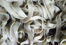 Tagliatelle fraîche à l'oseille