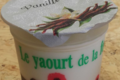 yaourt vanille