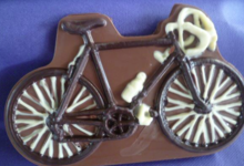 vélo en chocolat