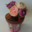 Pot de fleurs en chocolat et fleurs sucre