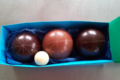 chocolaterie Delfine, boules de pétanque