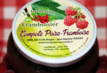 compote poire framboise