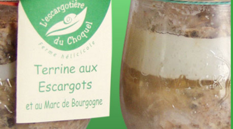 Terrine aux escargots et au marc de Bourgogne