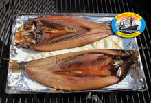 Recette Hareng kippers au grill avec oignons et vin blanc