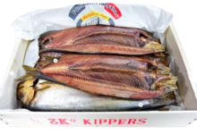 bourgain et Fils, Harengs Kippers caisse bois 3kg