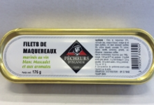 Filets de maquereaux marinés au muscadet et aromates 