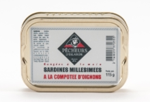Sardines millésimées à la compote d’oignons