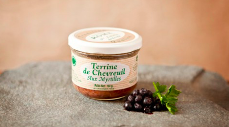charcuterie Rome, Terrine de Chevreuil aux Myrtilles