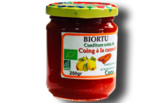 Biortu, Confiture bio de coings à la cannelle