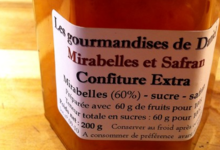 Confiture de mirabelle du jardin au safran
