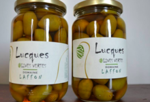 Domaine Laffon, olives Lucques