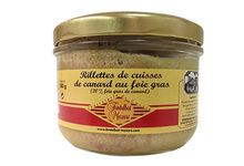 Charcuterie Fontalbat Mazars, Rillettes de cuisses de canard au foie gras