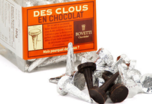 Bovetti Chocolatier, Clous en chocolat noir