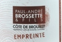 domaine Brossette, Côte de Brouilly Empreinte