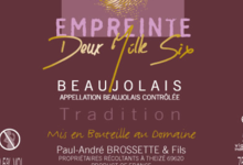 domaine Brossette, Beaujolais rouge cuvée tradition