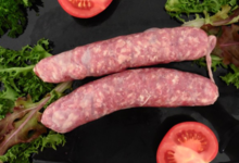 Domaine de Bazonnel,  Saucisse de boeuf oignon