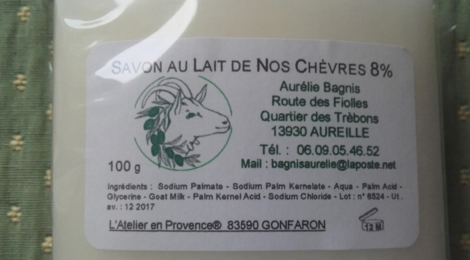 Savon au lait de nos chèvres