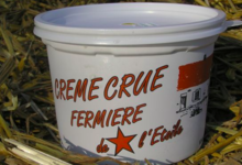 ferme de l'Etoile, crème crue