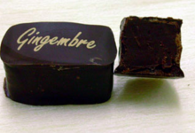 chocolats Glatigny, gingembre 