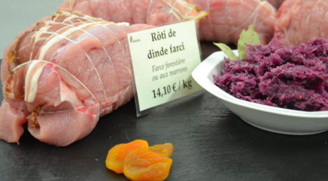 rôti de dinde farci