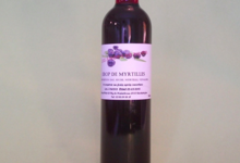 les sirops de Didier, sirop de myrtille