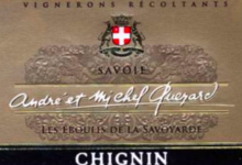 André et Michel Quenard, Chignin "Les éboulis de la Savoyarde"