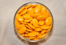 Les dragées de Provence, Dragées chocolat - Couleur orange mandarine