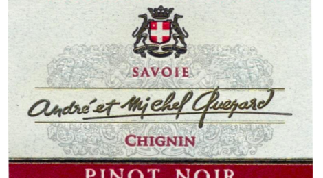 andré et Michel Quenard, Chignin Pinot Noir