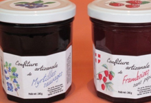 La Framboiseraie, confiture de myrtilles sauvages