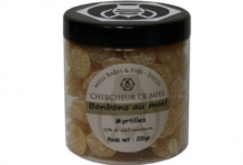 Bonbons au miel saveur myrtilles