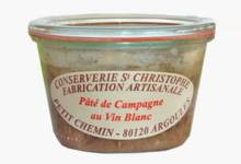 conserverie Saint Christophe, Pâté de Campagne au Vin Blanc