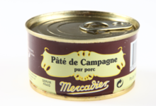 conserverie Mercier, Pâté de campagne pur porc