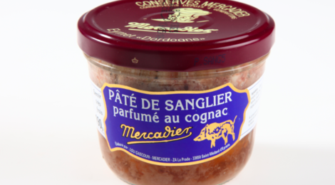 conserverie Mercadier, Pâté de sanglier parfumé au Cognac