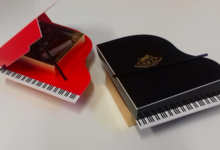 Boite piano garnie de chocolats maison