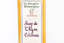 Le Sanglier Philosophe, Sirop de thym citronné