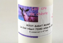 Mickaël Petit Barat, lait de chèvre