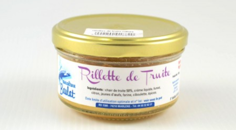 rillettes de truite nature