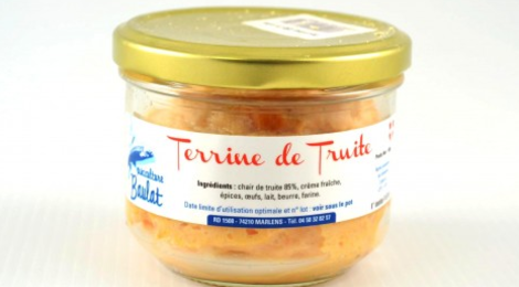 Le Délice des Sources, terrine de truite