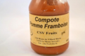 CSV Fruits, compote pomme framboise