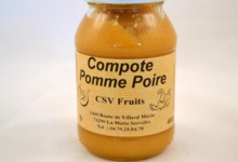 CSV Fruits, compote pomme poire